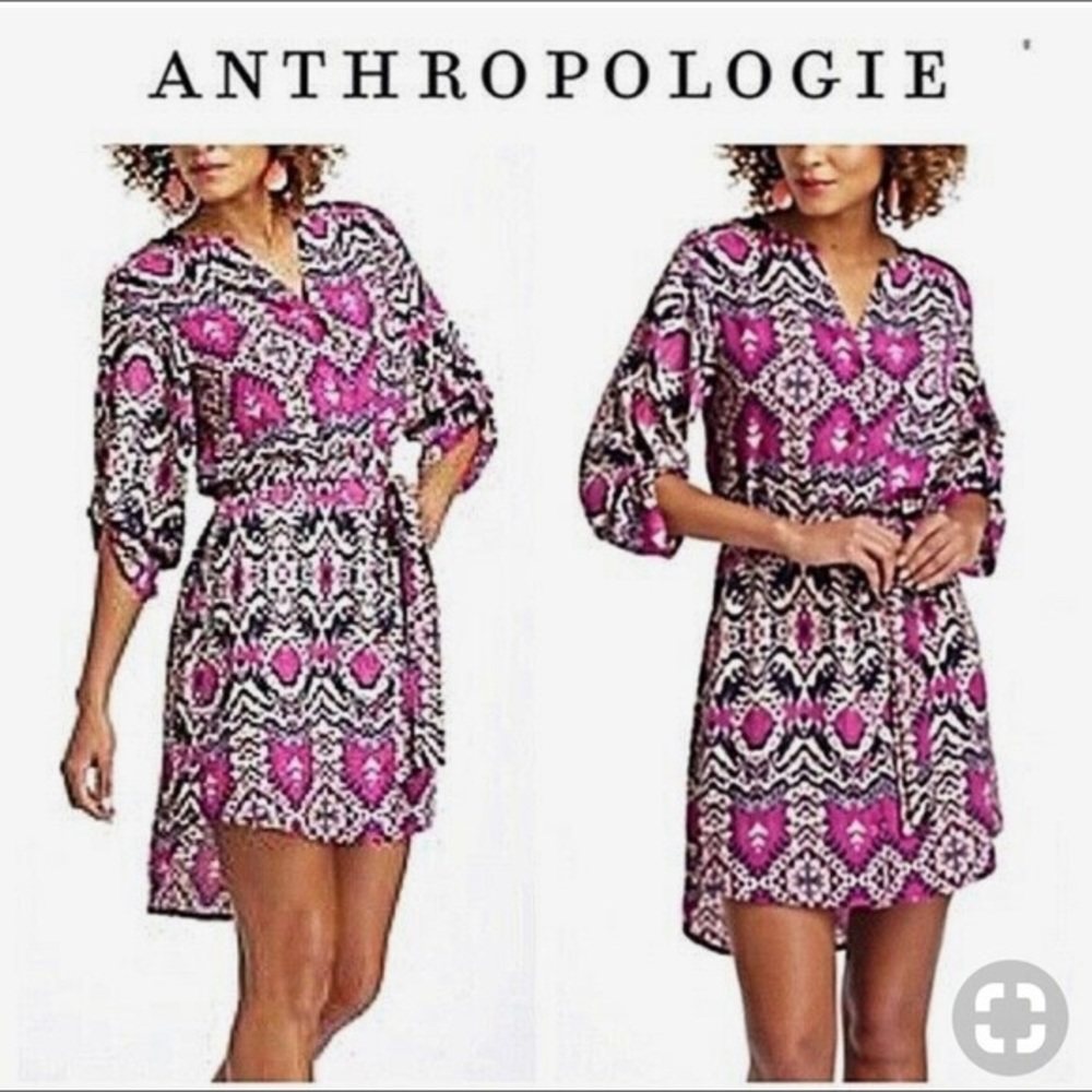 Maeve Frequencies Ikat dress
